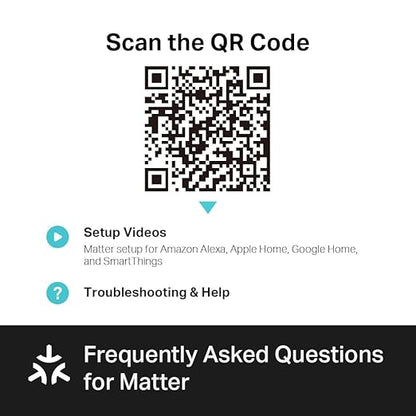 Kasa Matter Smart Light Switch: Voice Control w/Siri, Alexa & Google Assistant | UL Certified | Timer & Schedule | Easy Guided Install | Neutral Wire Required | Single Pole | 2.4GHz Wi-Fi | KS205