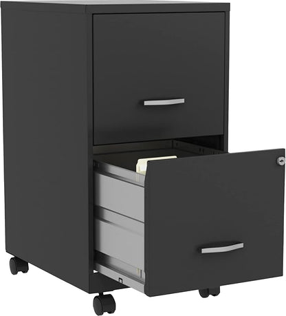 Lorell LLR00061 - SOHO File/File 2-Drawer Mobile File Cabinet