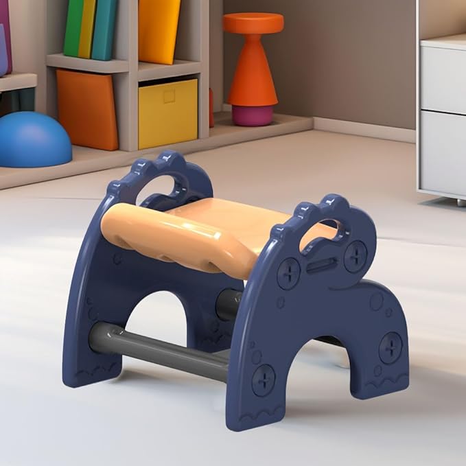 Mini Plastic Stool for Toddler, Small Kids Activity Chair & Seat for Bathroom Bedroom Living Room, Mini Portable Chair for Kids Aged 1-3, Indoor & Outdoor Use