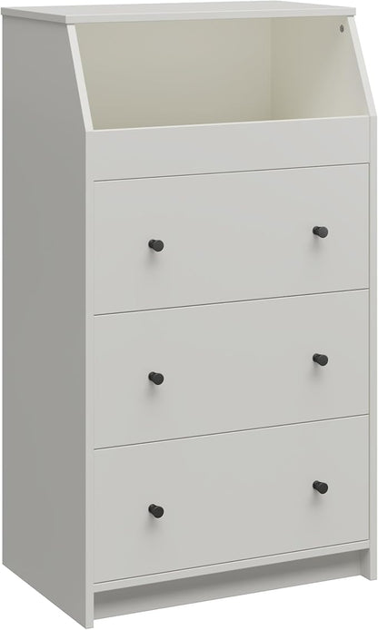 Ameriwood Home The Loft 3 Drawer Dresser, White