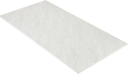 Kaboon Universal Tabletop 45"x20", Solid One-Piece Melamine Table Top, Double Desk L-Desk Floating Desk DIY, Home and Office,Sea Salt/White