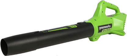 Greenworks 24V (90 MPH / 320 CFM / 125+ Compatible Tools) Cordless Axial Leaf Blower, Tool Only