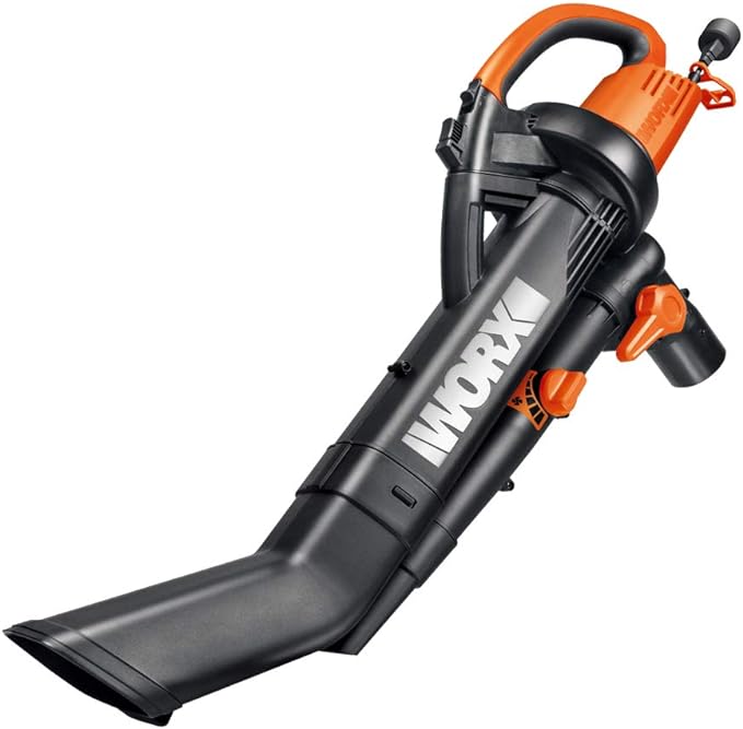 WORX WG505 TRIVAC 12 Amp 3-in-1 Electric Blower/Mulcher/Vacuum and Yard Master 9940010 120-Foot Outdoor Garden Extension Cord