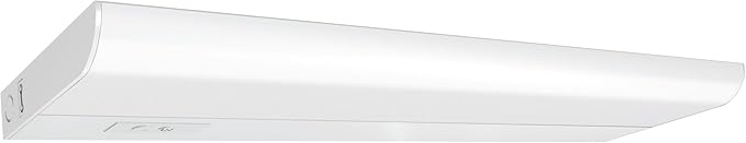 Feit Electric Under Cabinet Lighting 20" LED Light Fixture, Works with Alexa/Google Home, Frost Lens Kitchen Cupboard Night Light, Linkable up to 8, 20 Watts, 90 CRI, 1500 Lumens, White UCL24/CCTCA/AG