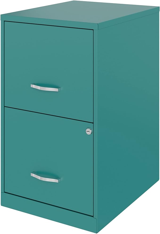Lorell SOHO File Cabinet, Teal