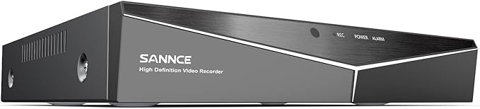 SANNCE 1080P 16 Channel CCTV DVR (NO Hard Drive), H.264+ Hybrid 5-in-1 Security Camera Recorder, Supports 2MP TVI AHD CVI CVBS Analog IP Surveillance Cameras, Remote Access, Motion Alert