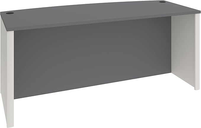 Bestar Connexion 72W Desk Shell in Slate & Sandstone