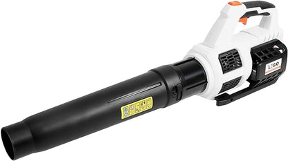 20V Cordless Brushless Leaf Blower for Lawn Care, 580-CFM 160-MPH 4.0Ah Battery Powered with Variable Speed, Handheld, Including Battery&Fast Charger.