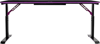 Cooler Master GD160 PC Gamimg Desk, Onesize, Black, Purple