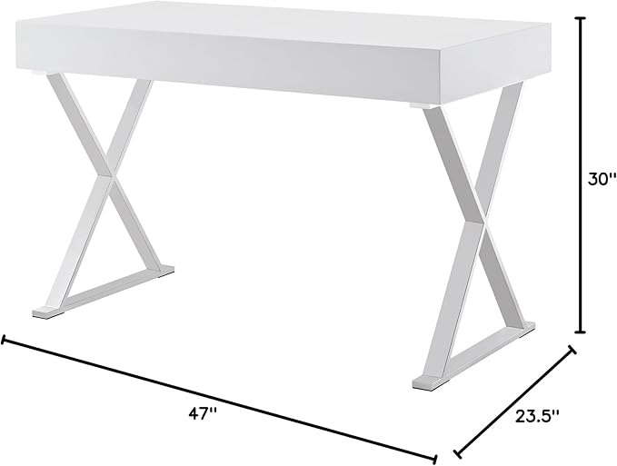 Modway Sector Office Desk in White