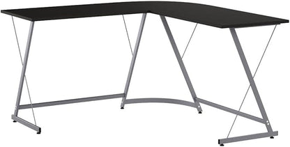 SHW L-Shaped Computer Gaming Desk, Espresso