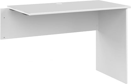 Bush Furniture Cabot 42W Shell Desk Return, 48W x 24D, White
