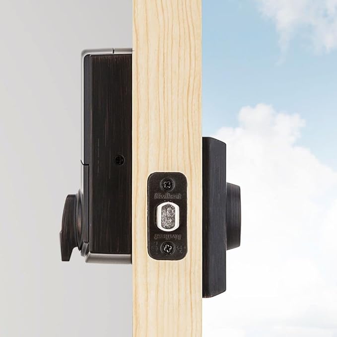 Kwikset 914 Convert Zigbee 3.0 Electronic Smart Lock Conversion Kit in Venetian Bronze