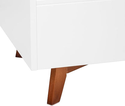 UTEX Kids Toy Box, Wooden Toy Chest, Kids Storage Organizer Bench with Front Book Storage Area for Boys and Girls, Children's Furniture, White