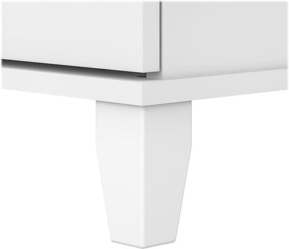Bush WC81980 Somerset 2-Drawer Lateral File Cabinet, Letter/Legal, White, 30-Inch