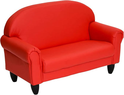 Children's Factory Red As We Grow Toddler Sofa
