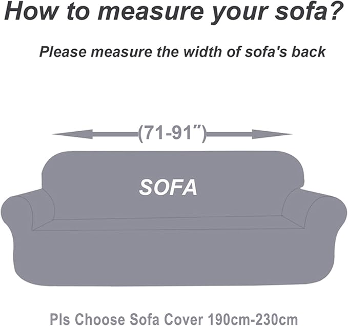 Mybedsoul Christmas Sofa Cover Santa Claus Printed Sofa Couch Cover Washable Furniture Protector with Elastic Bottom Xmas Home Room Festival Decoration(3 Seater)
