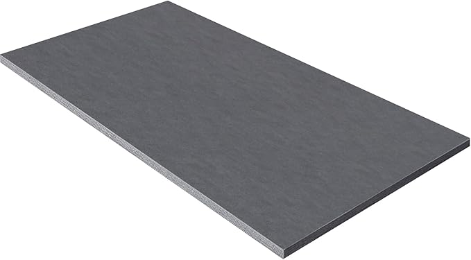 Kaboon Universal Tabletop 47.25"x30", Solid One-Piece Melamine Table Top, Double Desk L-Desk DIY, Home and Office, Greylish Blue