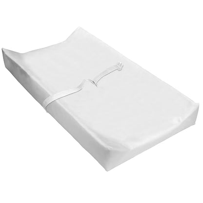 Delta Children Abby Convertible Crib 'N' Changer + Changing Pad and Cover [Bundle], Bianca