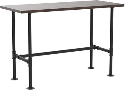 Industrial Pipe Desk Work From Home Set Up, Rustic Industrial Desk Home, Rustic Pipe Table With Industrial Pipe Desk Industrial Computer Desk Workstation Metal Industrial Desk Style Modern Study Desk