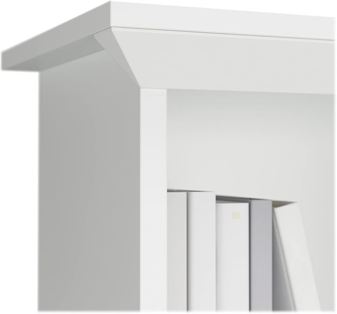 Salinas Casual Hutch for L-Shaped Desk, Pure White
