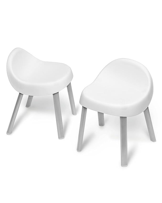 Skip Hop Toddler's Activity Chairs, White & Baby Crawl Toy 3-Stage Developmental Learning Crawling Infant Toy, Explore & More Follow-Me Bee