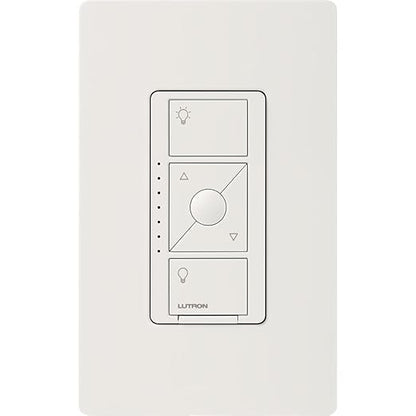 Lutron Caseta Original Smart Dimmer Switch ELV+ (Lutron Hub Required), 250W LED, Single-Pole/3-Way, Neutral Required, PD-5NE-WH 8-PACK, White, 8 Pack