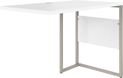 Bush Business Furniture Hybrid Desk Return/Bridge, 42W x 24D, White