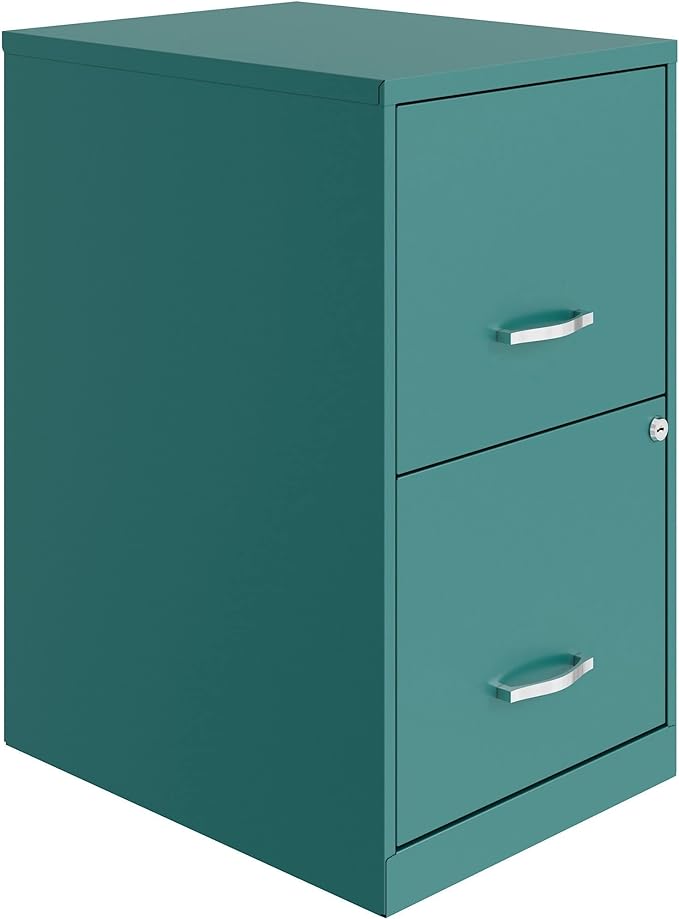 Lorell SOHO File Cabinet, Teal