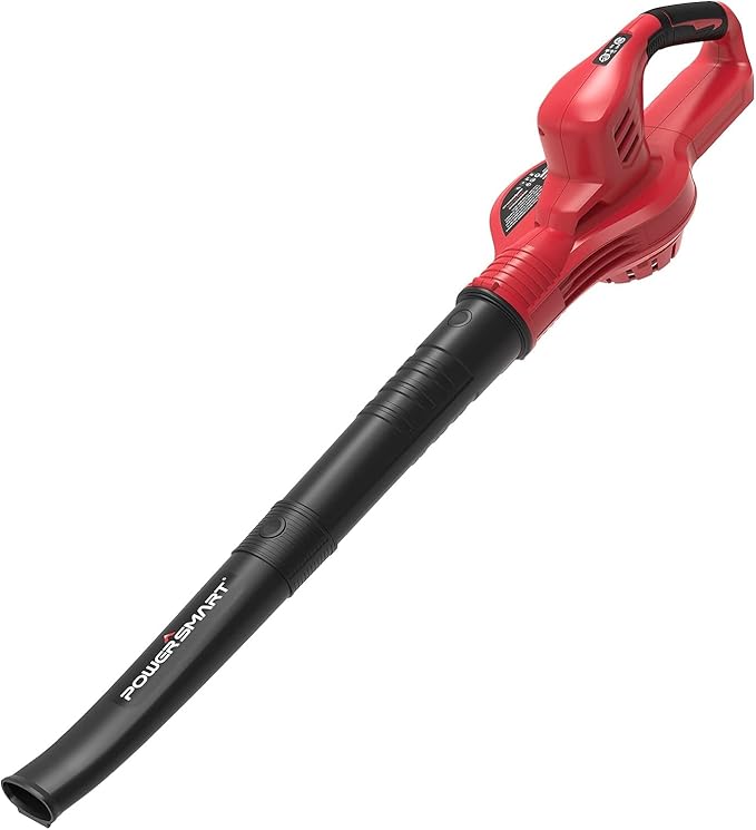 PowerSmart 20V Cordless Leaf Blower Tool Only, Lightweight & Portable Electric Blowers for Lawn Care, Gutter, Patio, Jobsite