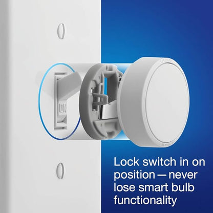 Lutron Aurora Smart Bulb Dimmer Switch with Screwdriver | for Philips Hue Smart Bulbs | Z3-1BRL-WH-L0-A | White