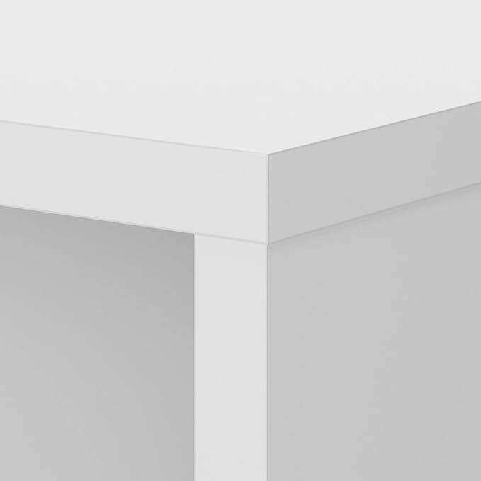 Bush Business Furniture Echo Desk Return/Bridge, Pure White