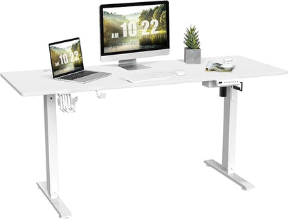 63'' x 24'' Electric Height Adjustable Stand up Desk Home Office Ergonomic Computer Workstation