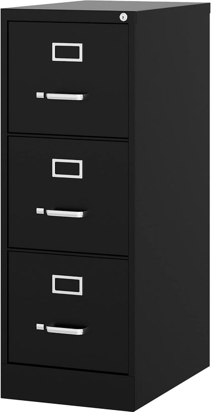 Lorell Fortress Commercial File Cabinet, Black