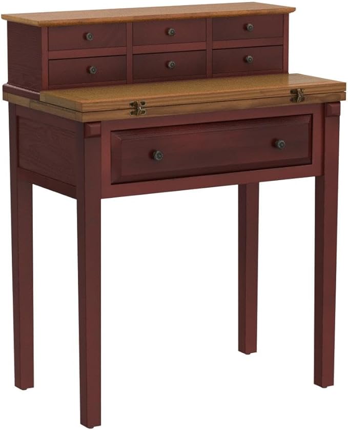 Safavieh American Homes Collection Abigail Egyptain Red and Oak Fold Down Desk