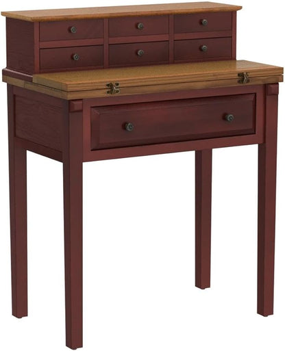 Safavieh American Homes Collection Abigail Egyptain Red and Oak Fold Down Desk