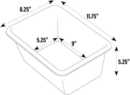 Humble Crew Modern Toy Organizer with 12 Bins, Espresso/White