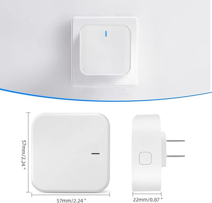 Wi-Fi Gateway for Tuya Smart Door Lock, Wi-Fi Bridge for Bluetooth Lock Remotely Control with Tuya/SmartLife App, Gateway Smart Hub Remote Control for Door Locks