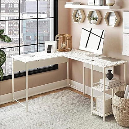 Ameriwood Home Berkeley L Desk, Terrazzo