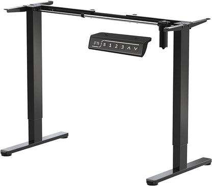 JOYSEEKER Electric Standing Desk Frame Workstation,Stand up Desk legs Height Adjustable,Ergonomic Sit Stand Desk Base for 39 to 63 inch Table Tops,Black