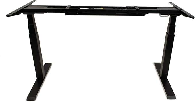ApexDesk K Series Dual Motor Electric Adjustable Standing Computer Desk for Home and Office Width and Height Adjustable (Black Frame only)