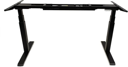 ApexDesk K Series Dual Motor Electric Adjustable Standing Computer Desk for Home and Office Width and Height Adjustable (Black Frame only)