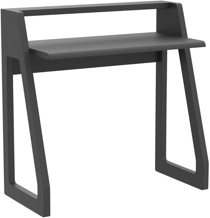 Computer Desk for Bedroom, Office & Small Spaces - Writing Desk Ideal for Students, Kids, Adults - Modern Design Compact Desk with Display Shelf