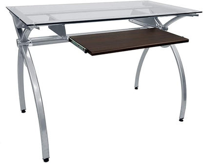 NicBex Laik-DW-00054-DX Desks, 43.25" W x 22.5" D x 29.5" H, White