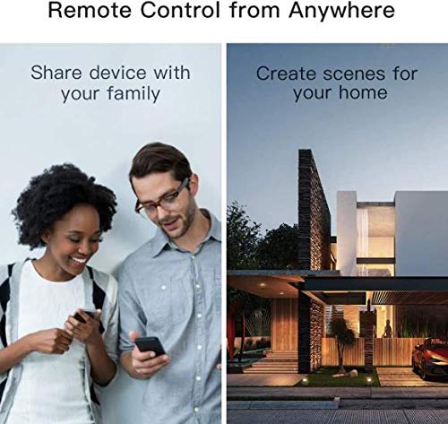 TREATLIFE Smart Dimmer Switch 4 Pack, Smart Light Switch Works with Alexa and Google Assistant, Neutral Wire Needed, 2.4Ghz Wi-Fi, Schedule, Remote Control, Single Pole, FCC Listed