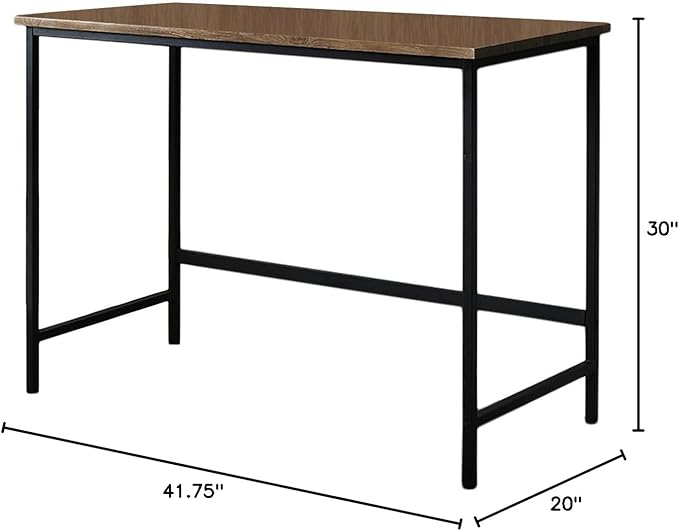 Kings Brand Furniture Contemporary Home & Office Computer Desk Workstation, Black / Gray