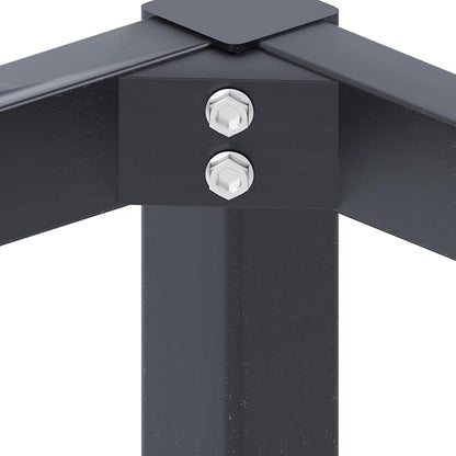 sogesfurniture Computer Desk 63 inches Large Size Office Desk Gaming Desk Computer Table with BIFMA Certification Sturdy Office Desk Writing Desk,Teak with Black Leg BHUS-AC3BB-160