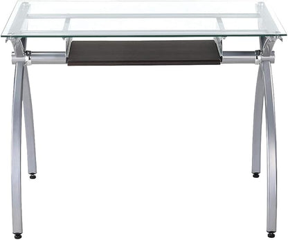 NicBex Laik-DW-00054-DX Desks, 43.25" W x 22.5" D x 29.5" H, White