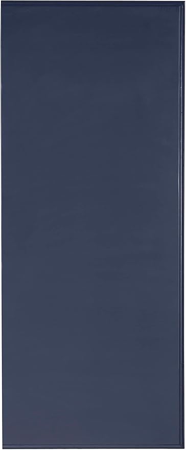 Linon Campaign Desk Navy with Gold Legs, Blue