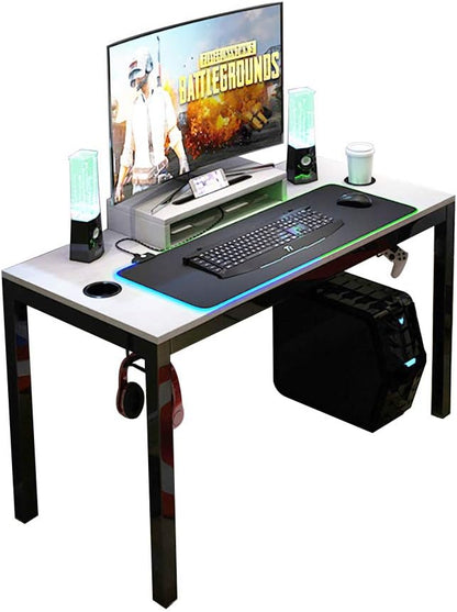 Need Gaming Desk- 47" All-in-one Gamer Computer Table with Headphone Hook/Cup Holder, Professional Game PC Workstation, AC14-12060LBPRO-ND